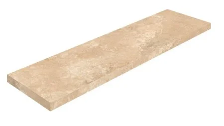 Керамогранит Coliseum Аурелия Беж Ступень угловая левая (Натуральный, 33х120) в Челябинске