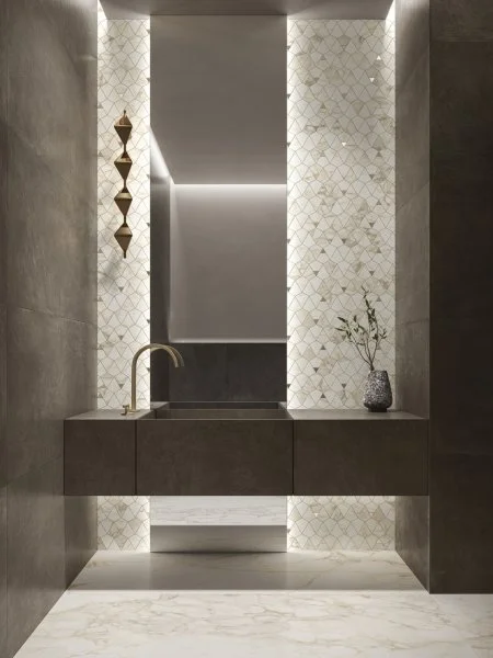 Керамогранит Italon Этернум Каррара Мозаика Вертекс 25.8х30 (Натуральная) в Челябинске