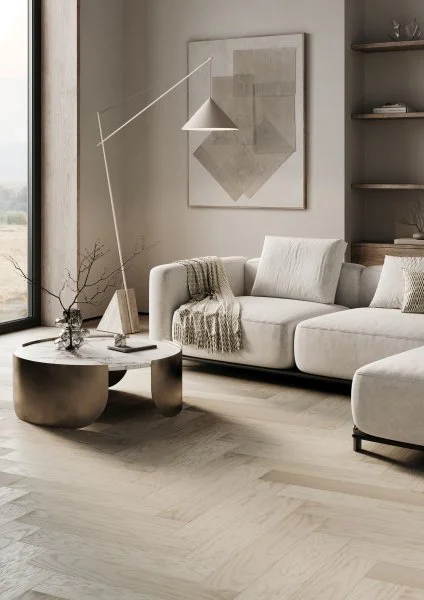 Паркетная доска Quartz Parquet Английская Ёлка Дуб Песочный 33-408 в Челябинске