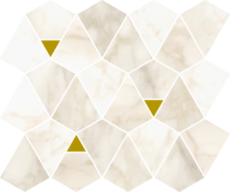 Керамогранит Italon Этернум Каррара Мозаика Вертекс 25.8х30 (Натуральная) в Челябинске