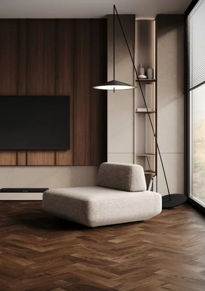 Паркетная доска Quartz Parquet Штучный паркет Орех Американский 44-400-29 в Челябинске