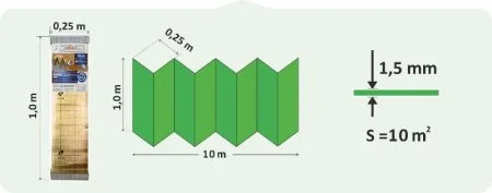 Подложка Солид 1,5мм для LVT ANTI SLIP (10м2) в Челябинске