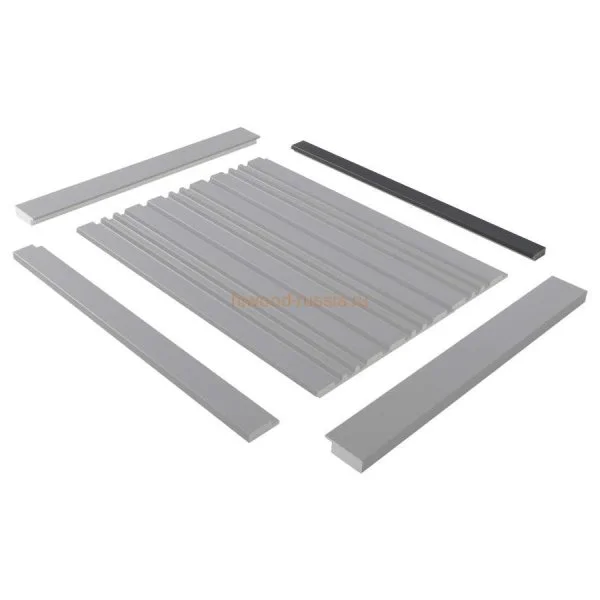 Финишный молдинг LF124B GR3 левый декорированный (31х12х2700мм) в Челябинске