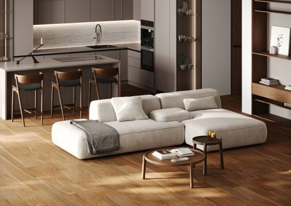 Паркетная доска Quartz Parquet Классик 5 мм Дуссия Африканская 550-63 в Челябинске