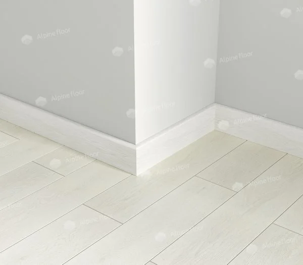Кварцевый плинтус Alpine Floor Parquet Light 13-0 Белый в Челябинске