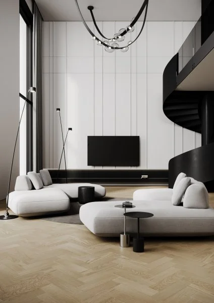 Паркетная доска Quartz Parquet Штучный паркет Дуб Бисквитный 44-1258-07 в Челябинске