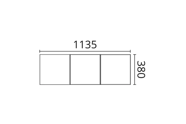Декоративная панель NMC Arstyl Domino (113.5x38x3.8 см) в Челябинске