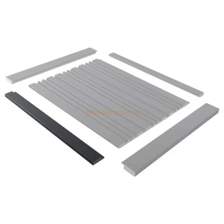 Финишный молдинг LF124A GR3 правый декорированный (42х12х2700мм) в Челябинске