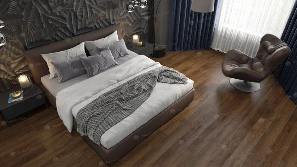 Кварц-виниловая плитка Alpine Floor Premium XL Дуб Шоколадный ЕСО 7-18, 8 мм. 43 класс в Челябинске