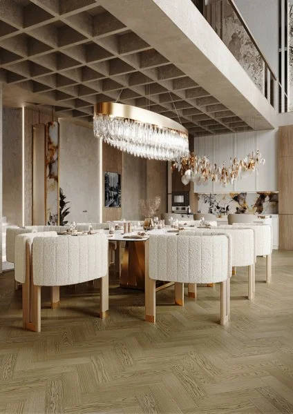 Паркетная доска Quartz Parquet Штучный паркет Дуб Конго 44-1258-54 в Челябинске