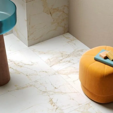 Керамогранит Coliseum Канова Уайт 60х120 (Натуральный и Реттифицированный) в Челябинске