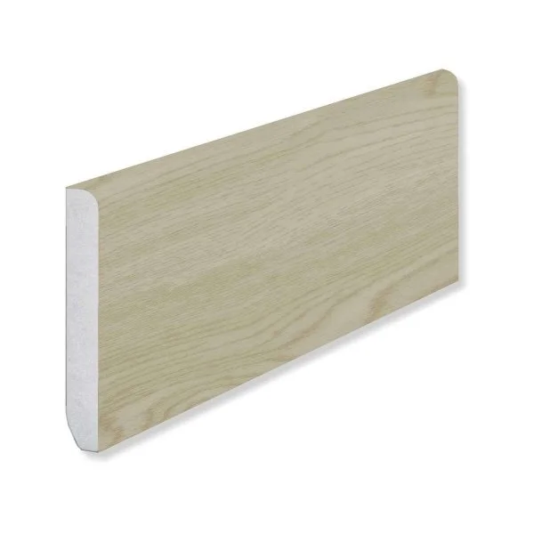 Кварцевый плинтус Fargo 18001-35 Ясень Белый 80х11х2200 мм в Челябинске