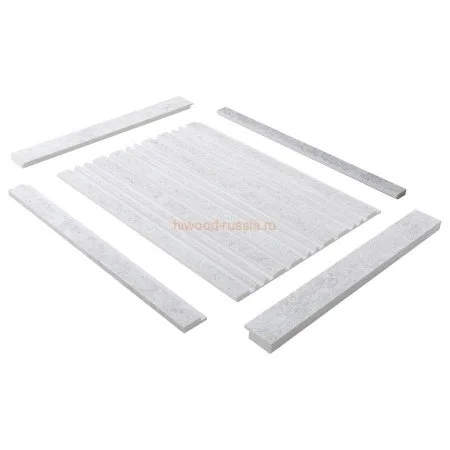 Финишный молдинг LF124B W50 левый декорированный (31х12х2700мм) в Челябинске