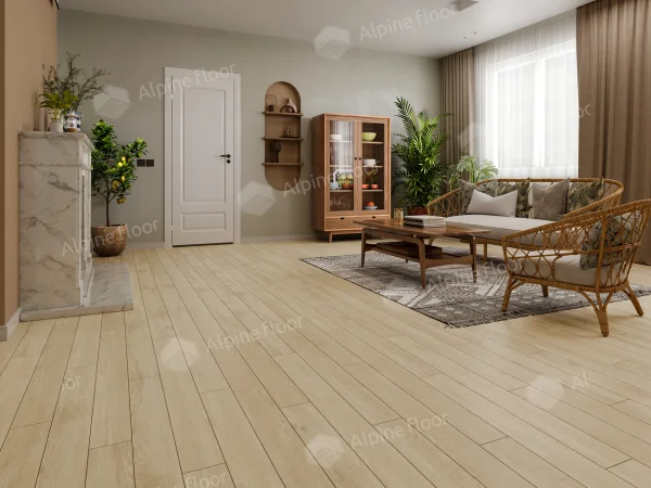 Каменно-полимерная плитка Alpine Floor Grand Sequoia Village Камфора ECO 11-507 4мм, 43 класс в Челябинске