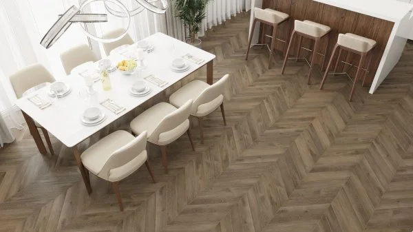 Кварц-виниловая плитка Alpine Floor Chevron Дуб Насыщенный ECO 20-4 (2,5 мм. 43 класс) в Челябинске