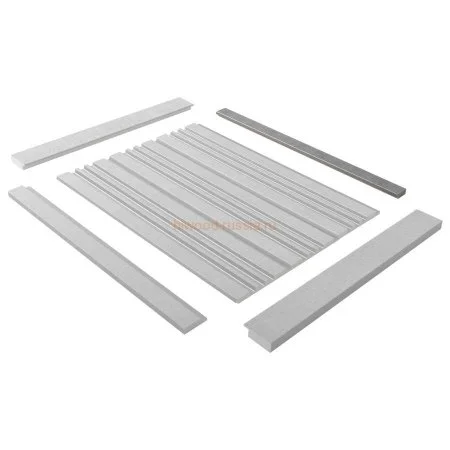 Финишный молдинг LF124B S339S левый декорированный (31х12х2700мм) в Челябинске