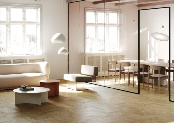 Кварц-виниловая плитка Fargo Herringbone 44-5003-4 Дуб Неаполь в Челябинске