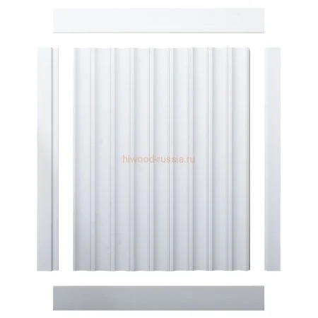 Финишный молдинг LF124A NP правый белый (42х12х2700мм) в Челябинске