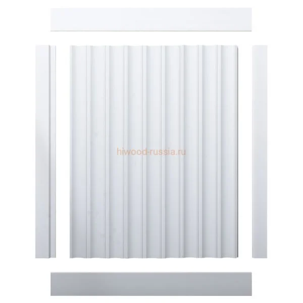 Финишный молдинг LF124A NP правый белый (42х12х2700мм) в Челябинске