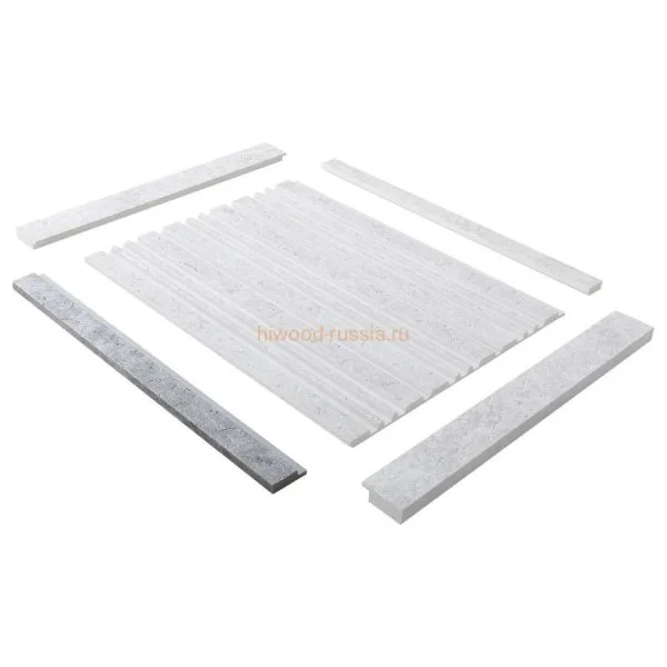 Финишный молдинг LF124A W50 правый декорированный (42х12х2700мм) в Челябинске