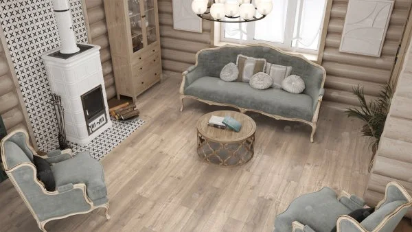 Каменно-полимерная плитка Alpine Floor Real Wood Дуб Натуральный ECO 2-5, 6 мм 43 класс в Челябинске