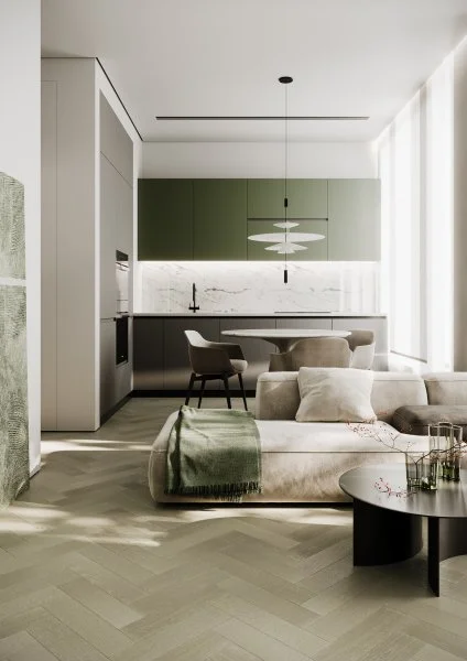 Паркетная доска Quartz Parquet Штучный паркет Дуб Лунный 44-1258-08 в Челябинске