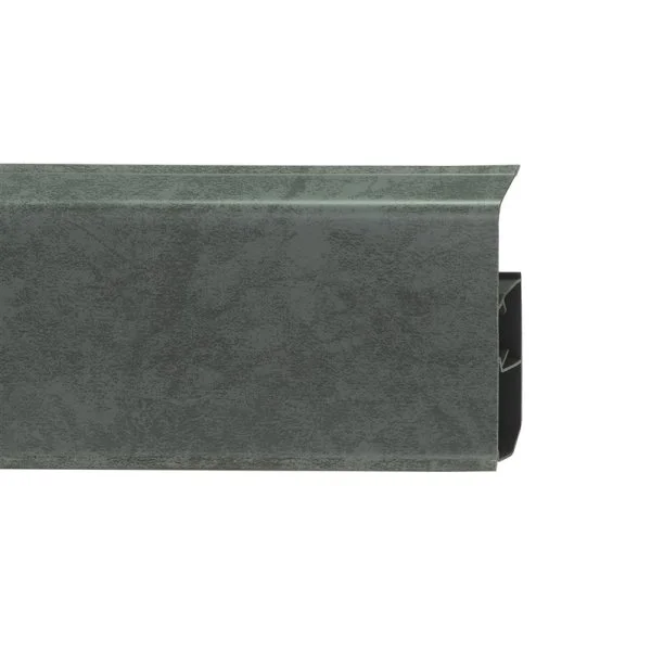 Пластиковый плинтус Royce №340 Мрамор Тёмный (80х24х2200мм) в Челябинске