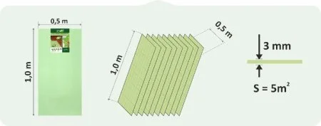 Подложка Солид 3мм листовая (5м2) в Челябинске