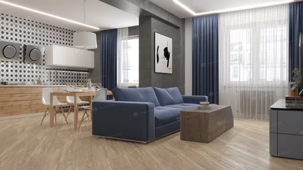 Каменно-полимерная плитка Alpine Floor Sequoia Секвойя Коньячная ECO 6-2, 4мм 43 класс в Челябинске