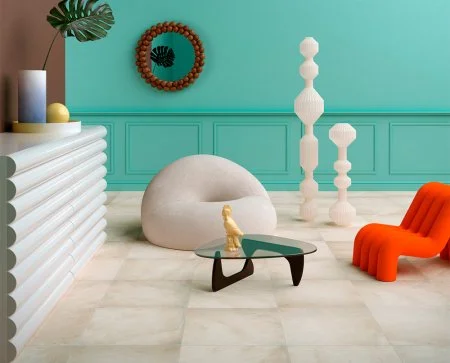 Керамогранит Coliseum Ривьера Уайт 60х60 (Натуральный и Реттифицированный) в Челябинске