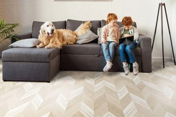 Пробковое покрытие CorkStyle Chevron Creme в Челябинске