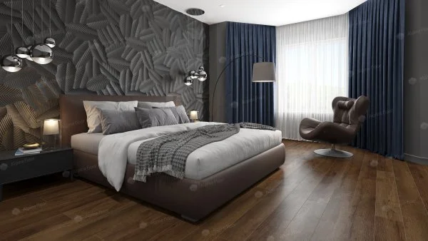 Кварц-виниловая плитка Alpine Floor Premium XL Дуб Шоколадный ЕСО 7-18, 8 мм. 43 класс в Челябинске