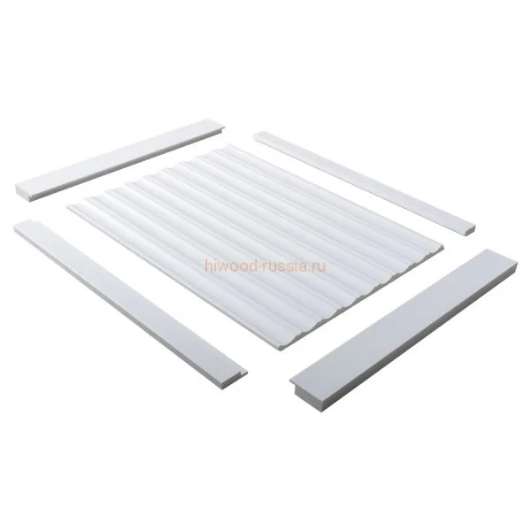 Финишный молдинг LF124A NP правый белый (42х12х2700мм) в Челябинске