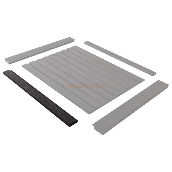 Финишный молдинг LF124A BR395 правый декорированный (42х12х2700мм) в Челябинске