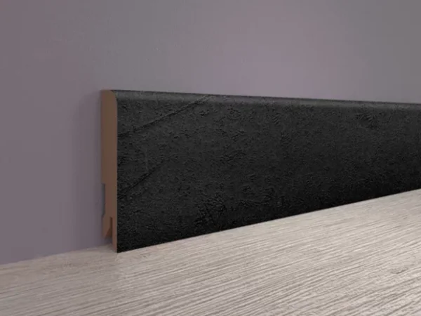 Плинтус MDF Bonkeel 24034 Чёрный Лофт (80х16х2400 мм) в Челябинске