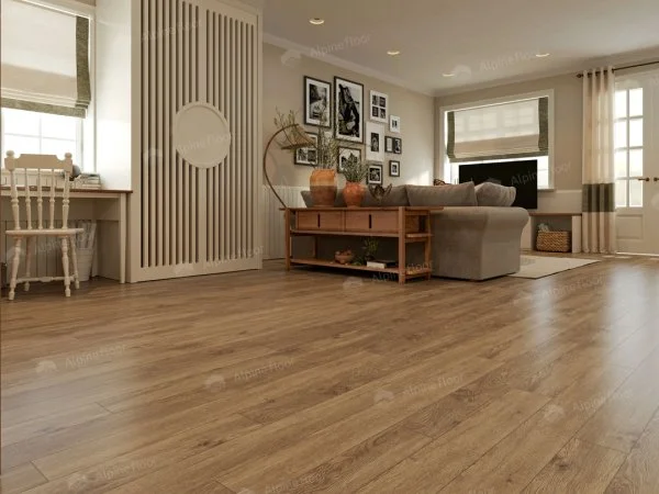 Каменно-полимерная плитка Alpine Floor Grand Sequoia Village Макадамия ECO 11-1007 4мм, 43 класс в Челябинске