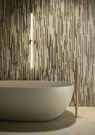 Керамогранит Italon Метрополис Вставка Стрип Ворм 26х75 (Натуральная) в Челябинске