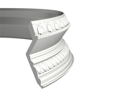 Карниз Европласт 1.50.137 гибкий 2,0 м в Челябинске