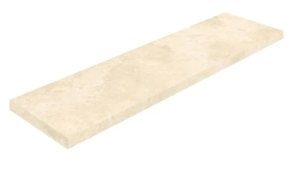 Керамогранит Coliseum Аурелия Уайт Ступень угловая левая (Натуральный, 33х120) в Челябинске