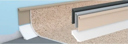 Коннелюрный плинтус Bonkeel Верхняя бежевая часть (28х5х2200мм) в Челябинске