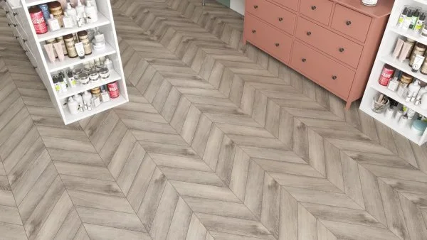 Кварц-виниловая плитка Alpine Floor Chevron Дуб Исида ECO 20-8 (2,5 мм. 43 класс) в Челябинске