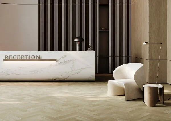 Кварц-виниловая плитка Fargo Herringbone 44-653-41 Дуб Атлантик в Челябинске