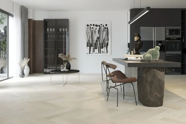 Паркетная доска Quartz Parquet Английская Ёлка Дуб Песочный 33-408 в Челябинске