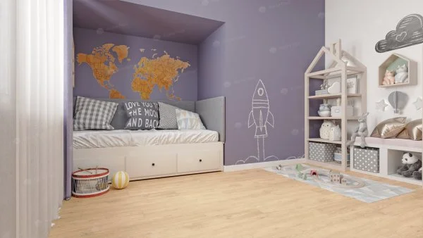 Каменно-полимерная плитка Alpine Floor Classic Дуб Ваниль Селект ECO 106-3, 4мм 43 класс в Челябинске