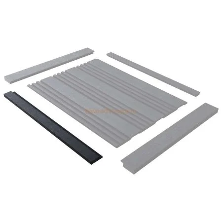 Финишный молдинг LF124A BK114K правый декорированный (42х12х2700мм) в Челябинске