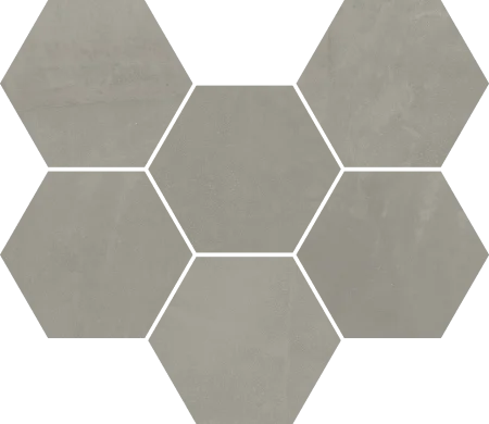 Керамогранит Italon Континуум Айрон Мозаика Гексагон (Натуральная 25х29) в Челябинске
