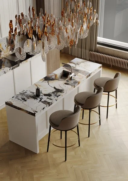 Кварц-виниловая плитка Fargo Herringbone 44-720-16 Дуб Копенгаген в Челябинске