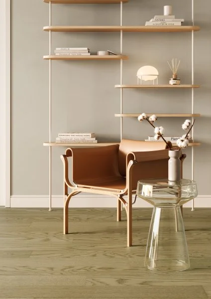 Паркетная доска Quartz Parquet Классик 5 мм Дуб Флэт Уайт 1258-55 в Челябинске