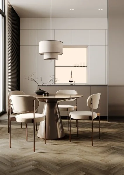 Кварц-виниловая плитка Fargo Herringbone 44-4105-12 Дуб Ванкувер (Градиент) в Челябинске