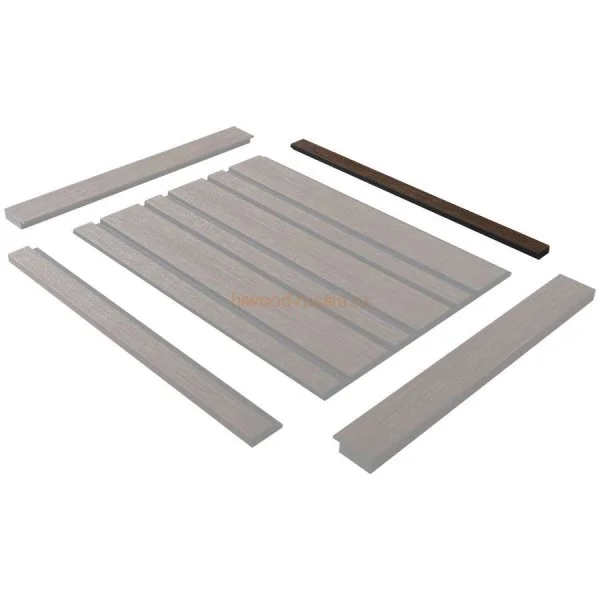 Финишный молдинг LF124B BR396K левый декорированный (31х12х2700мм) в Челябинске